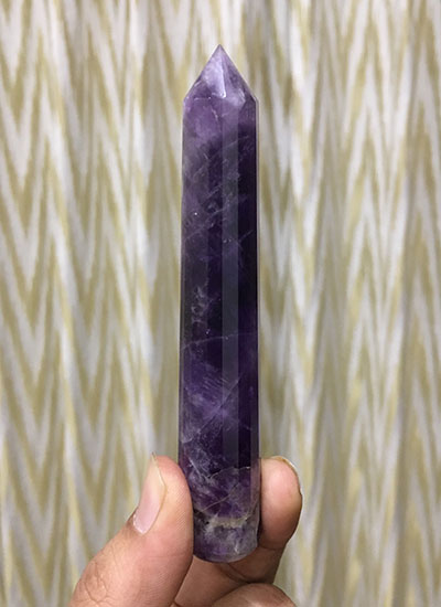 110 mm Amethyst Crystal Wand Image