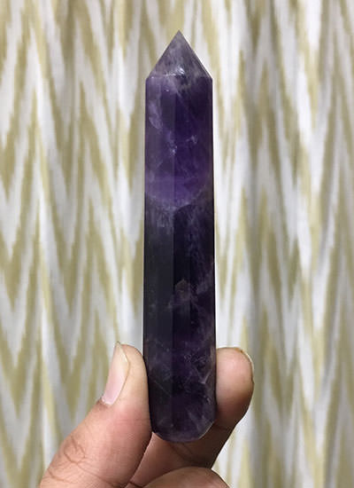 97 mm Amethyst Crystal Wand Image