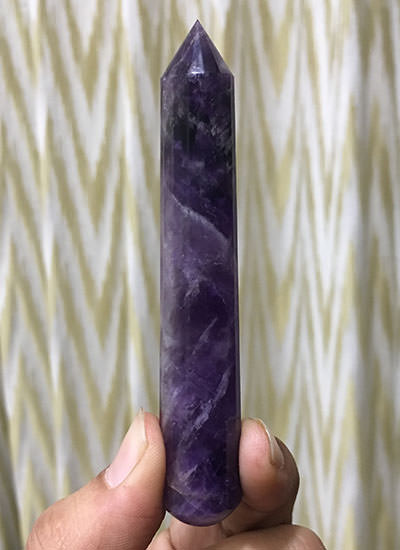 99 mm Amethyst Crystal Wand Image
