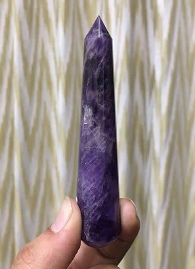 97 mm Amethyst Crystal Wand Image