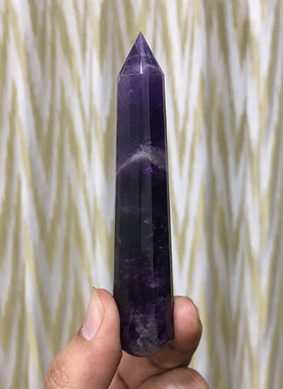 104 mm Amethyst Crystal Wand Image