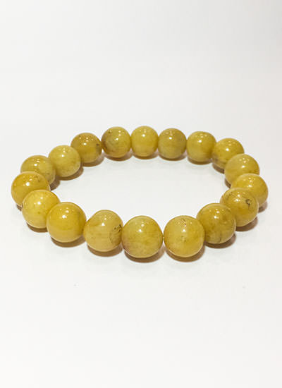 Golden Agate Bead Bracelet Image
