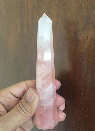 13 cm Rose quartz Tower Image