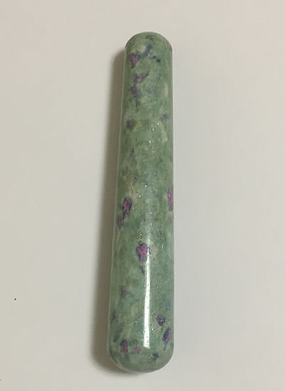 Ruby with Fuchsite massage wand Image