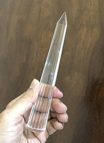 7.1 Inches 18 facets laser wand Image