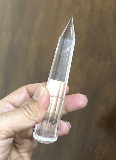 125 Mm Pranic Healing Crystal Wand Image