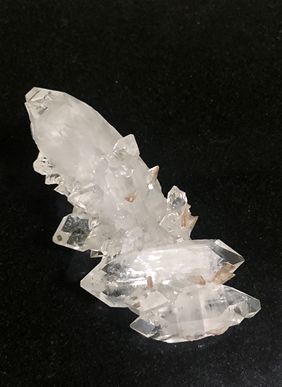 Glassy apophyllite with double terminators Image