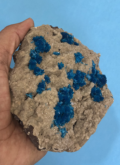 Millionaires Cavansite with pentagonite Image