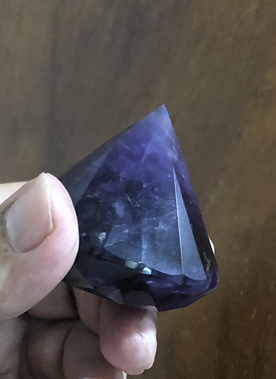 Big Diamond shape amethyst Image