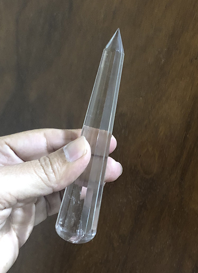 5.3 Inches Quartz Crystal wand Image