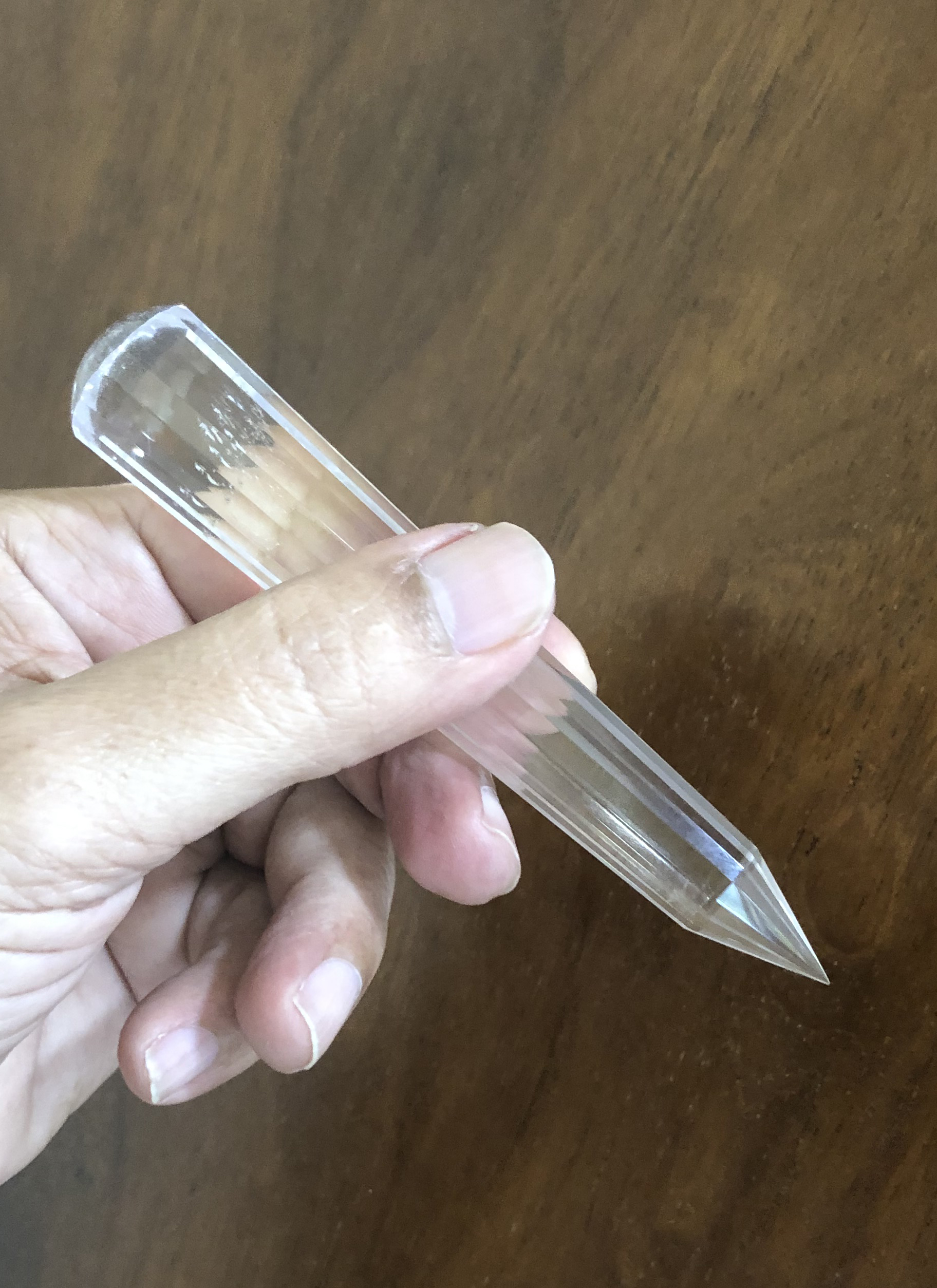 4.8 inches Quartz crystal wand Image