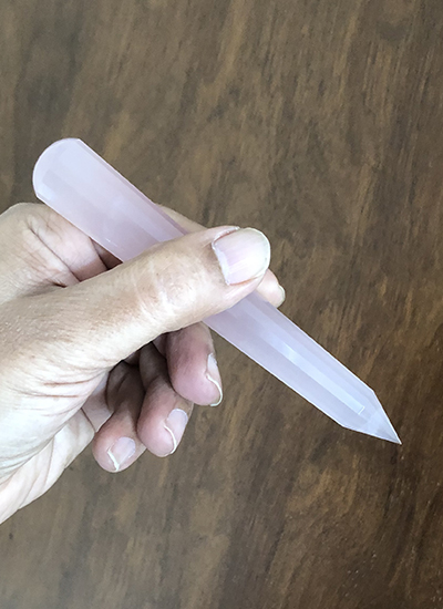 Rose Quartz wand Image