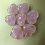 37 mm Rose Quartz Hearts Image
