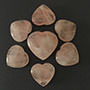 37 mm Rose Quartz Hearts Image