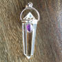 Vogel Cut Crystal Pendant with Amethyst Image