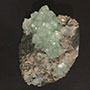 Green Apophyllite Specimen on Matrix - Prana Crystals Image