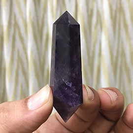 64 mm Amethyst Crystal Double Terminated Wand Image