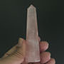 12 Cm Rose Quartz Tower Image