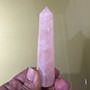 12 Cm Rose Quartz Tower Image
