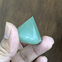 Set of 9 Medium Green Aventurine diamond shape extractors Image