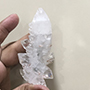 Glassy apophyllite with double terminators Image