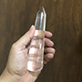 245 grams quartz crystal wand Image