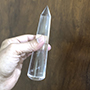 245 grams quartz crystal wand Image