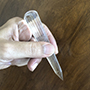 12 centimeter Quartz crystal wand Image
