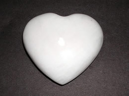 Related White Agate Heart