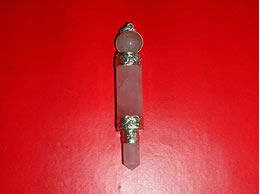 Related 3 Piece Rose Quartz Pencil Pendant