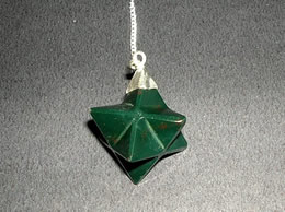 Related Bloodstone Merkaba Pendulum