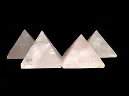 Related 30 mm Set of 6 Rose Quartz Pyramid