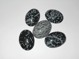 Related Snowflake Obsidian Worry Stone