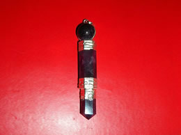 Related 3 Piece Amethyst Pencil Pendant