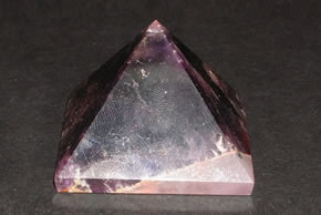 Related Amethyst Pyramid with Agate Base
