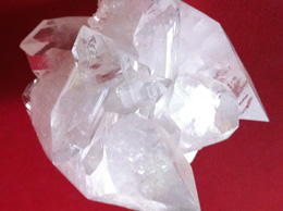 Related Apophyllite Cluster with Double terminators
