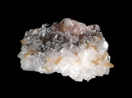 Related Smoky Quartz with Apophyllite