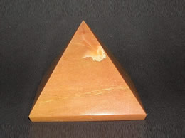 Related 61 mm Light Brown Agate Pyramid