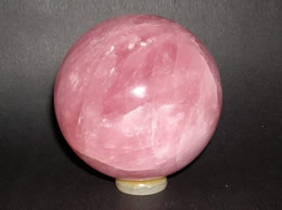 Related 89 mm Rose Quartz Crystal Ball