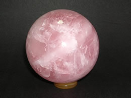 Related 76 mm Rose Quartz Crystal Ball
