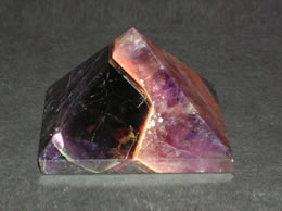 Related Amethyst Pyramid with Two Colors
